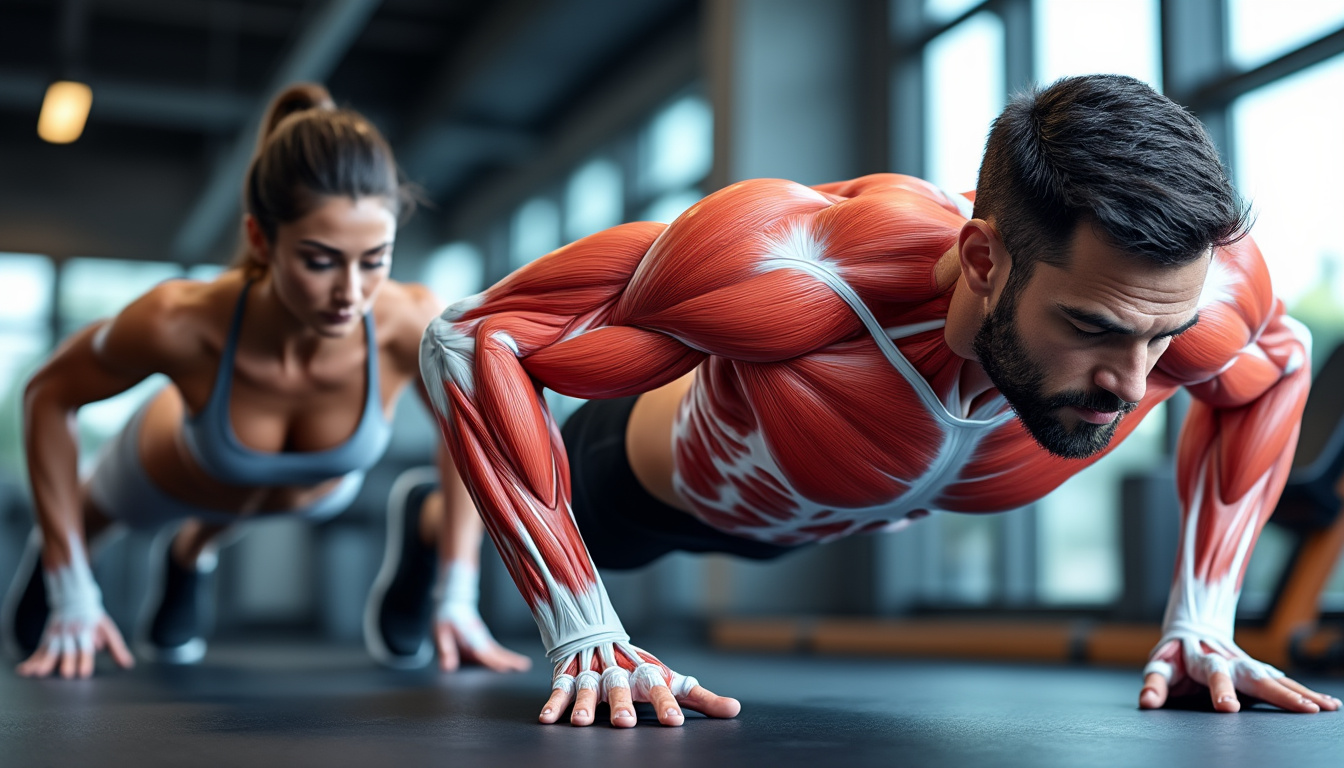 découvrez les muscles sollicités lors des pompes : un exercice incontournable pour renforcer votre haut du corps. apprenez comment cet exercice engage les pectoraux, les triceps, les épaules et même le cœur, pour un entraînement complet et efficace.