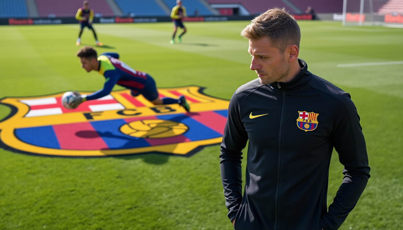 découvrez les déclarations d'hansi flick sur la progression impressionnante de marc-andré ter stegen dans sa préparation physique avec le fc barcelone, soulignant l'importance de cette évolution pour le club.