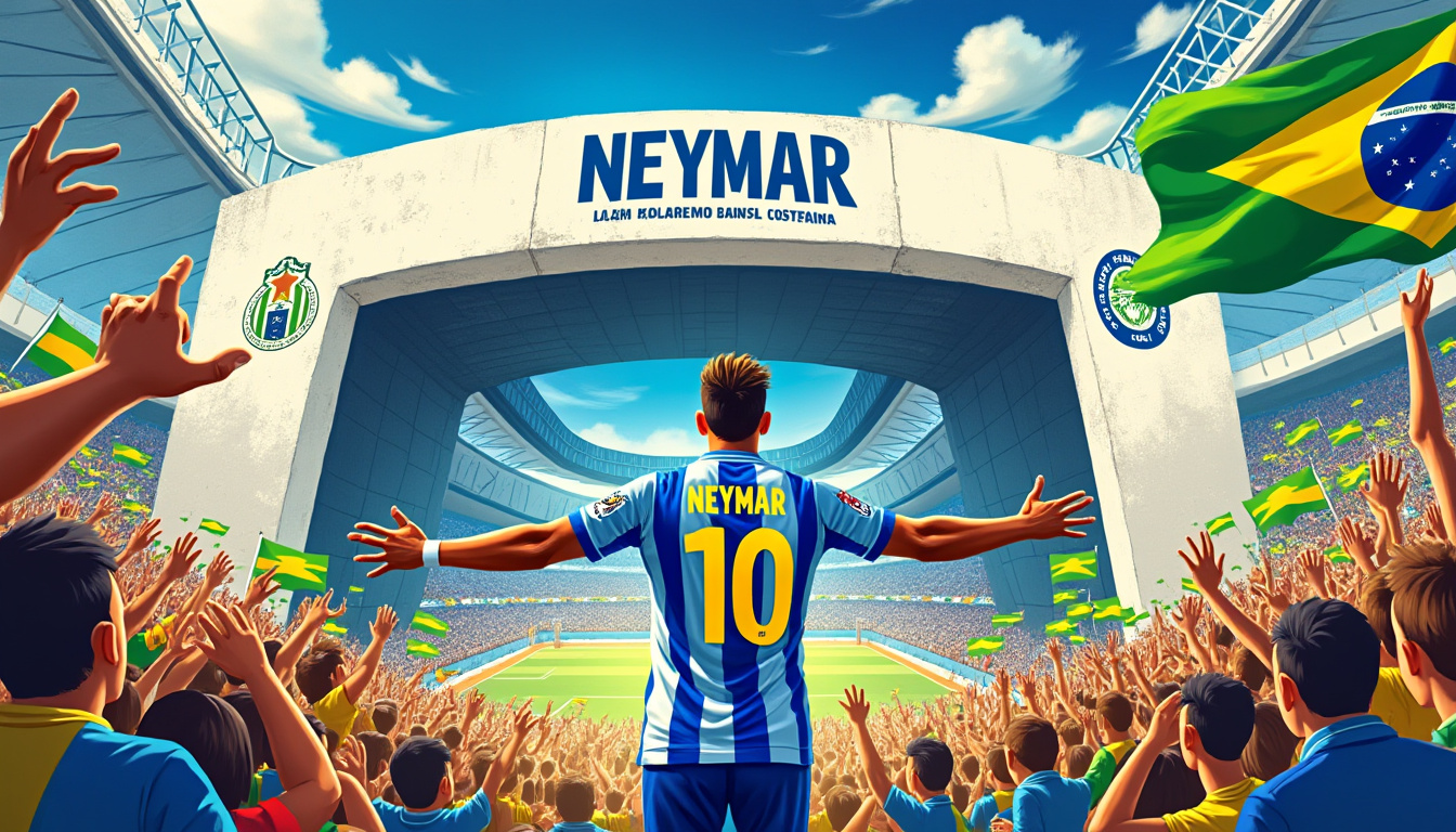 découvrez les débuts impressionnants de neymar à l'entraînement avec santos ! revivez son retour sur le terrain et son incroyable forme physique optimale qui promet de séduire ses fans.