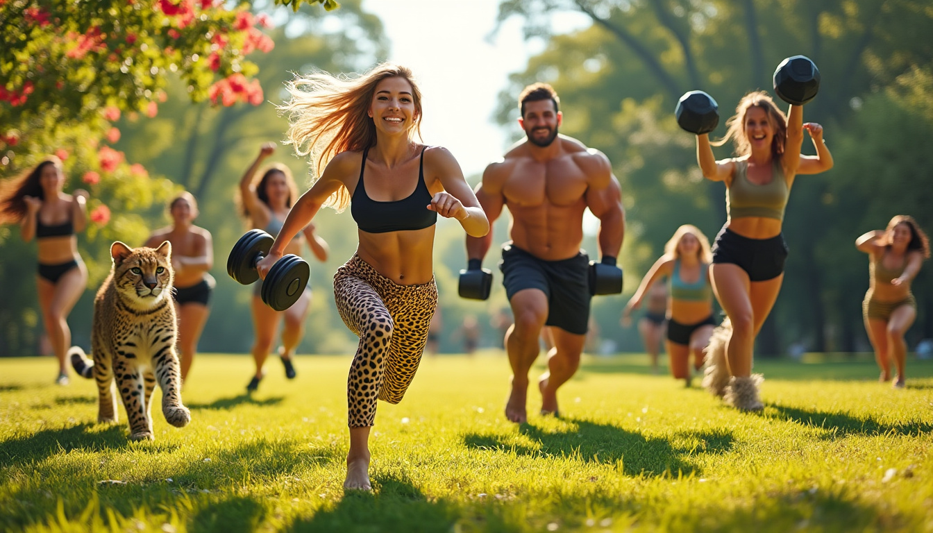découvrez la nouvelle tendance fitness alliant plaisir et efficacité : s'inspirer des mouvements animaliers. transformez votre entraînement en une expérience ludique et originale tout en sculptant votre corps de manière harmonieuse et naturelle.