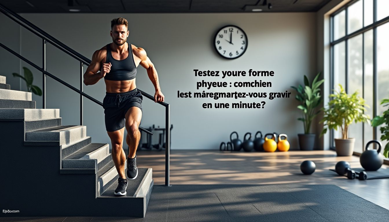 découvrez votre niveau de forme physique avec notre défi : combien de marches pouvez-vous gravir en une minute ? évaluez vos capacités, améliorez votre endurance et prenez le contrôle de votre santé avec ce test simple et efficace.
