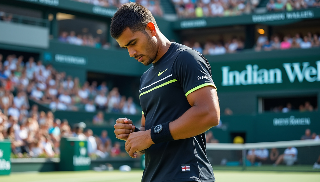 découvrez l'actualité de nick kyrgios à indian wells, entre ses soucis de santé et les incertitudes autour de ses performances. plongée au cœur des défis du joueur australien sur le circuit.