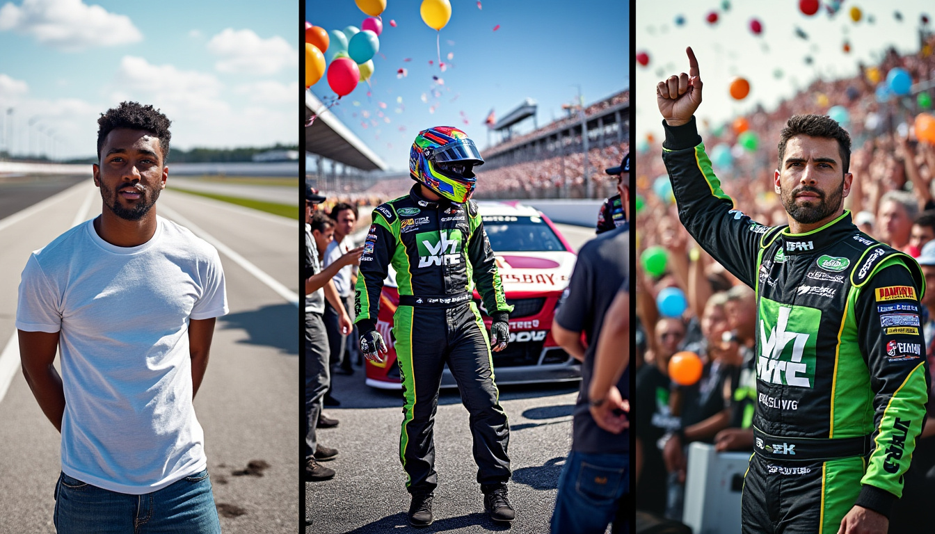 découvrez le parcours inspirant de bubba wallace, qui a su transformer ses doutes en un engagement ardent au sein de la nascar. plongez dans son évolution personnelle et professionnelle, marquée par des défis et des victoires dans le monde tumultueux des courses automobiles.